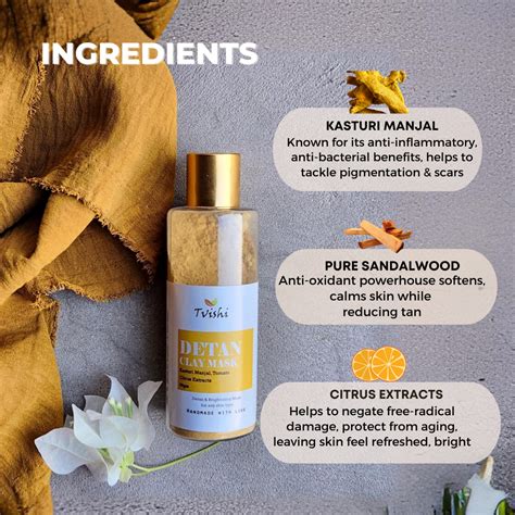 Tvishi DeTan Clay Mask | Best Organic Skin Care for a Healthy Glow ...