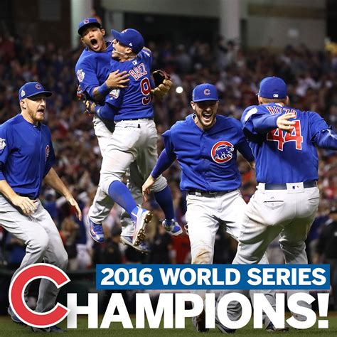 2016 World Series Champions | Chicago cubs, Chicago cubs world series ...