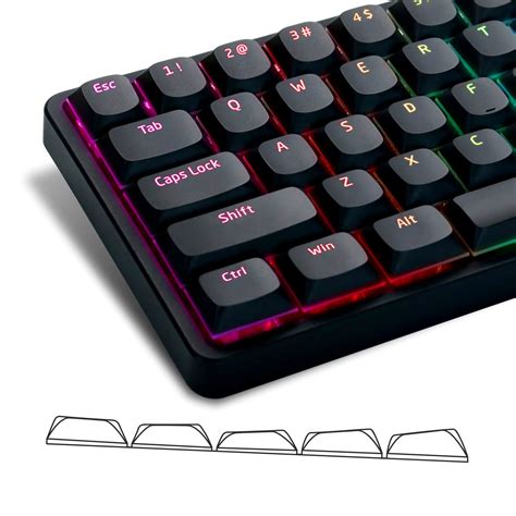Buy Low Profile Keycaps 117 Keys, Custom Keyboard Keycaps Full Set, XVX ...