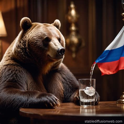 bear with vodka Prompts | Stable Diffusion Online