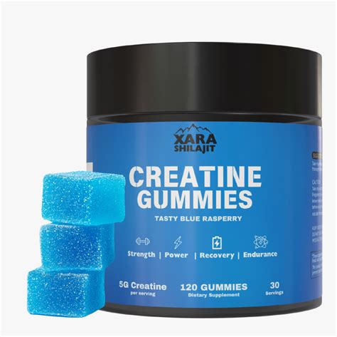 Xara Creatine Gummies (Raspberry Flavour) – XARA Shilajit