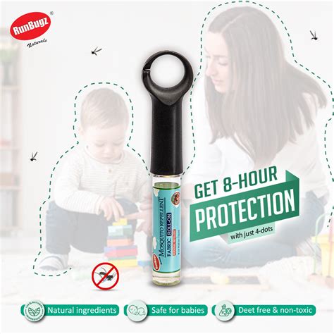 Natural Mosquito Repellent Roll On, 8ml (Pack of 2) – RunBugz
