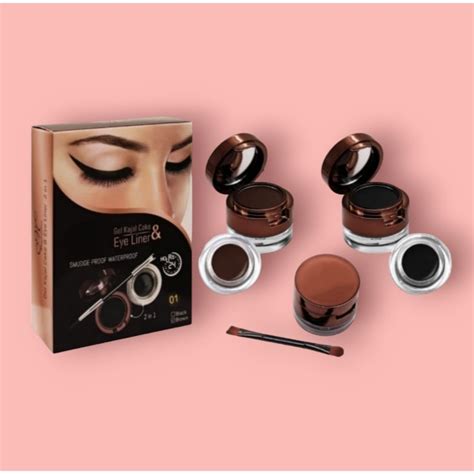 Buy HUDA ZONE Waterproof Eyebrow & Gel Eyeliner 2 In 1 With Brush ...