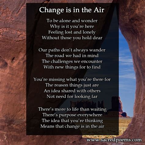 Love Poems About Change: Poems About Change And Change – PZWK