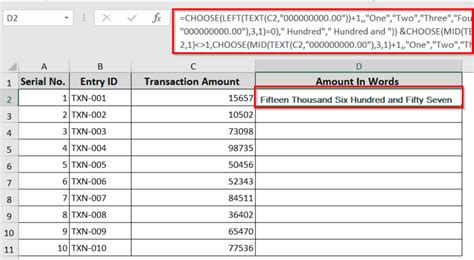 How to Convert 155 into Words Using Formula in Excel 的图像结果