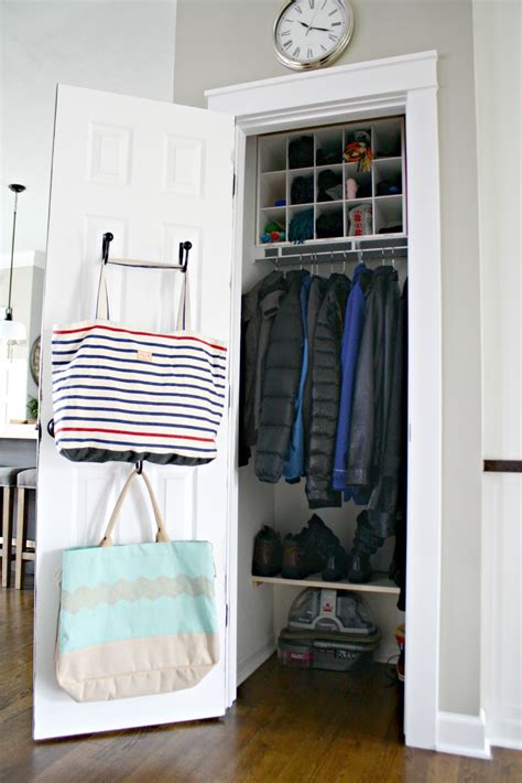 Coat closet organization hacks | Thrifty Decor Chick | Thrifty DIY ...