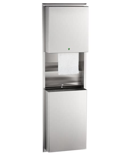 Bobrick Automatic Paper Towel Dispenser And Waste Receptacle Shop ...