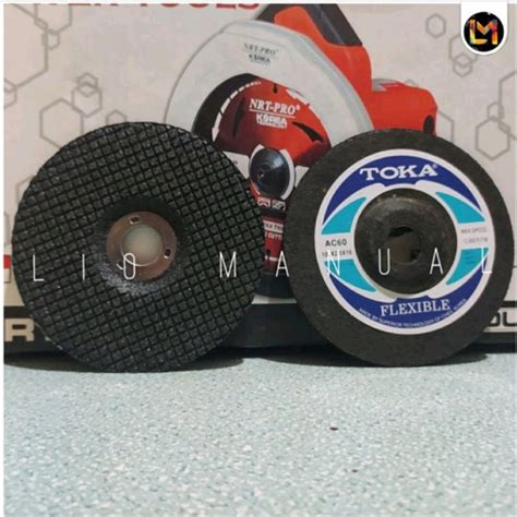 Jual Batu gerinda poles potong TOKA flexible logam metal 4 inch Ac 60 ...