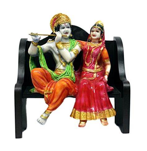 Buy Lord Krishna Sofa Radha Krishna Idol(Sofa rk) Online at Low Prices ...