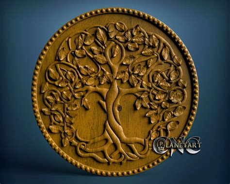 Buy Tree of Life, 3D STL Model, CNC Router Engraver, Artcam, Aspire ...