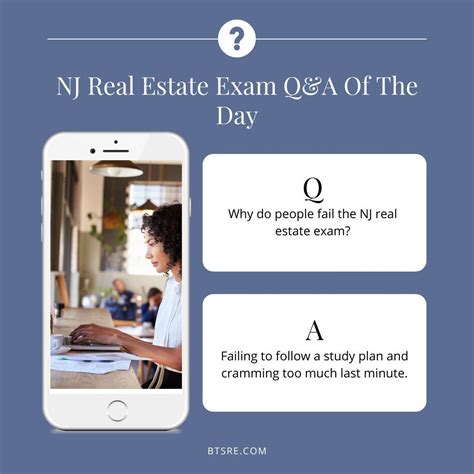 Reasons for Failing the NJ Real Estate Exam
