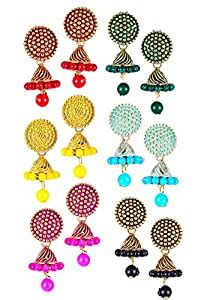 MEENAZ jhumka Earrings For Women jhumki combo girls Ladies Traditional ...
