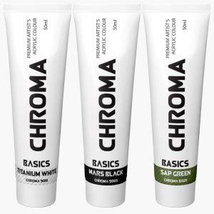 Flipkart.com | chroma Basic - Titanium White, Mars Black, Sap Green ...