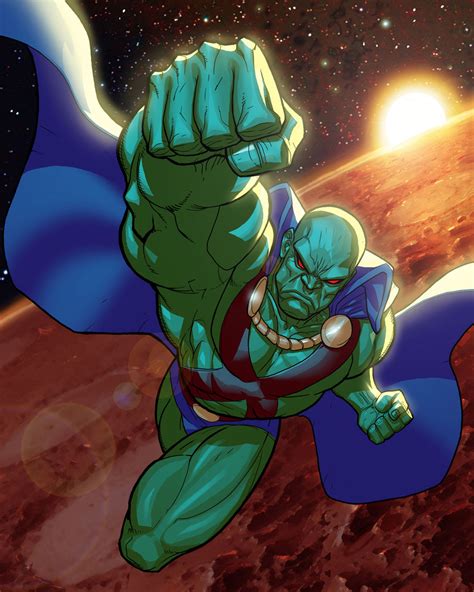 Portrait de Martian Manhunter, le Télépathe de la Justice League au ...