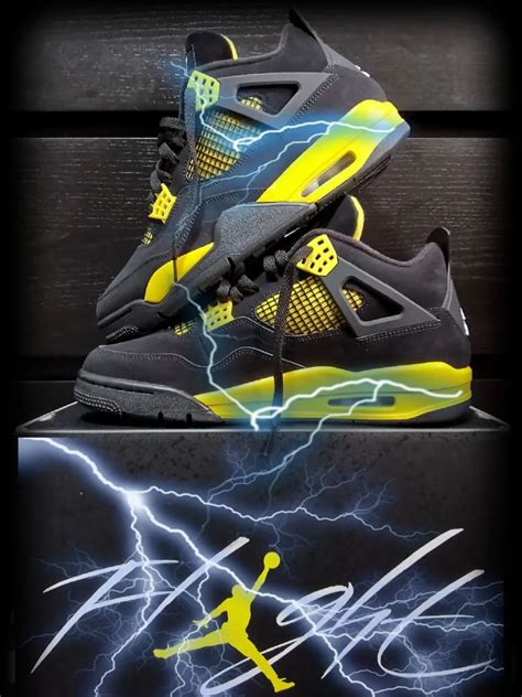 AIR JORDAN 4 YELLOW THUNDER | Gallery posted by Jjbreezee | Lemon8