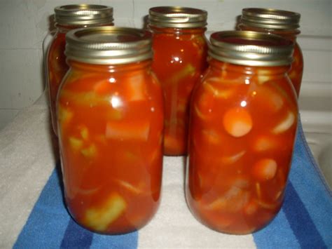 Canning Hot Dogs and Peppers Recipe