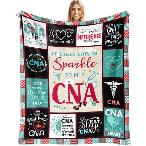 Amazon.com: CNA Gifts for CNA Week, CNA Gifts for Women Throw Blanket ...