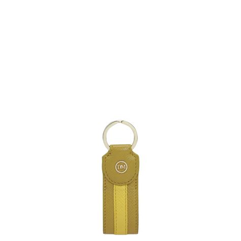 Franzy Leather Key Chain - Mustard – Da Milano
