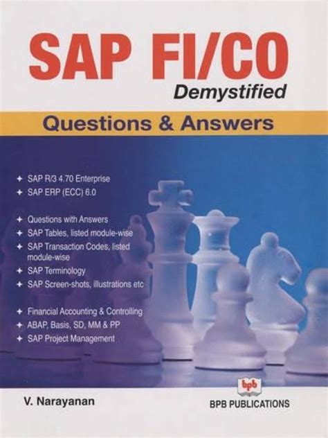SAP FI/CO Questions & Answers : V.Narayanan: Amazon.in: Books