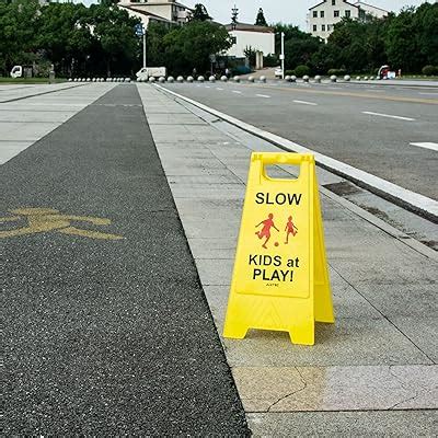 Juztec Slow Children Playing Sign For Street, Caution Kids India | Ubuy