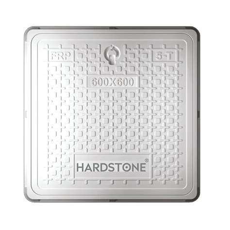 HARDSTONE FRP Manhole Cover 24x24 Inch | Heavy Duty 5 Ton Capacity ...