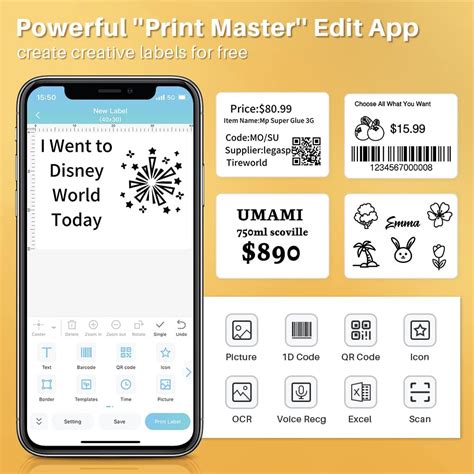 Phomemo M120 Label Maker- Barcode Printer Bluetooth India | Ubuy