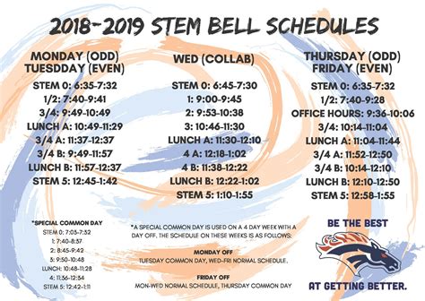 Bell Schedules - Eleanor Roosevelt High School