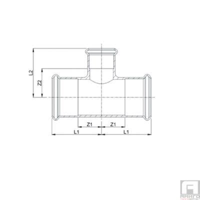 Tee Reductive SteelPres