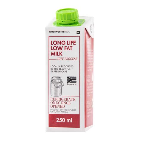 Long Life Low Fat Milk 250 ml | Woolworths.co.za