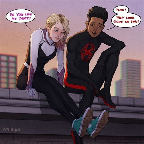Pin by 𝐒𝐰𝐨𝐫𝐝 on comics | Spiderman and spider gwen, Gwen spiderman, Miles spiderman