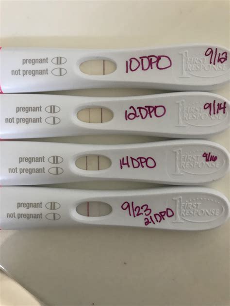 10 Dpo Faint Positive Pregnancy Test