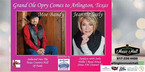 Moe Bandy and Jeannie Seely*, Arlington Music Hall, 17 June 2023 ...