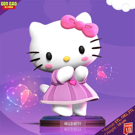 Archivo 3D Hello Kitty es una bailarina 👋・Modelo para descargar e ...