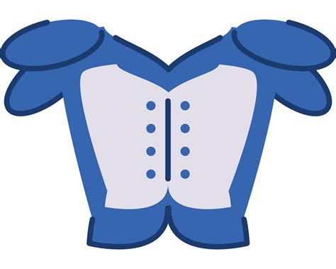 shoulder pads american football icon isolated 24409055 PNG