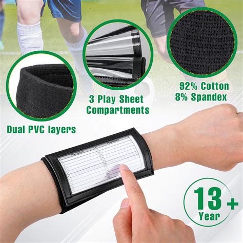 Snapklik.com : Football Play Wristbands, Sports Football Arm Bands ...