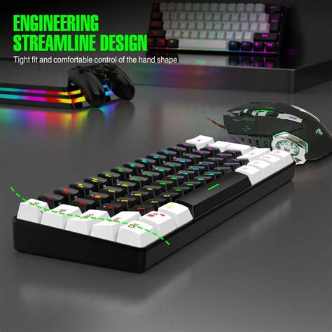 Kit Mouse Per Tastiera USB Tastiera Per Computer Retroilluminata RGB ...