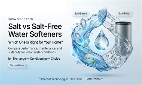 Salt vs Salt-Free Water Softener India 2026 Guide