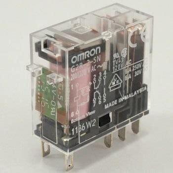 G2R-2-SN AC200/(220) ミニパワーリレー プラグイン端子タイプ G2R- -S omron(オムロン) 2c 1個 【通販 ...