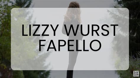Lizzy Wurst on Fapello