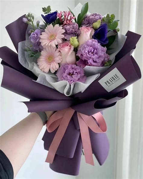 Pin by Algareh Only on Flowers | Purple flower bouquet, Fresh flower ...