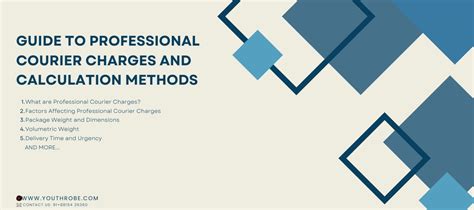 A Comprehensive Guide to Professional Courier Charges and Calculation ...