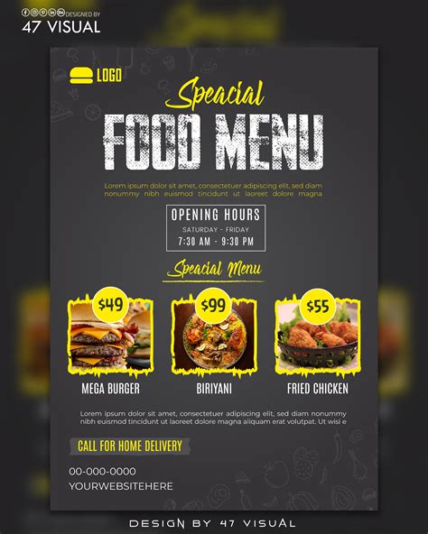 Restaurant Food Menu 的图像结果