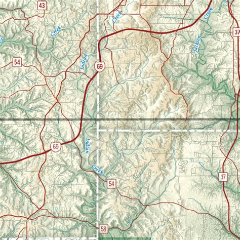 IU 200 Bus Map by Indiana Geological and Water Survey | Avenza Maps