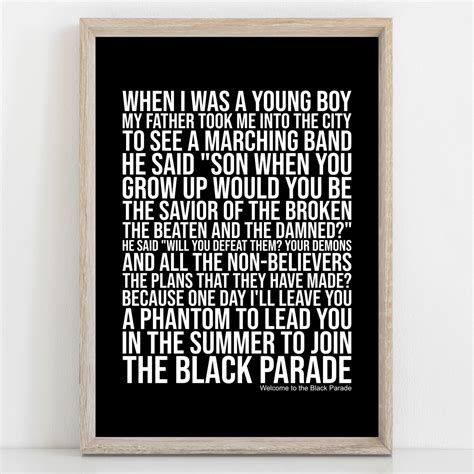 My Chemical Romance Lyrics