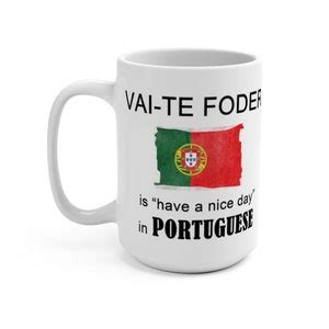 Funny Portuguese Swear Mug, Swear Words, Portugal Gifts, Gifts for Him ...