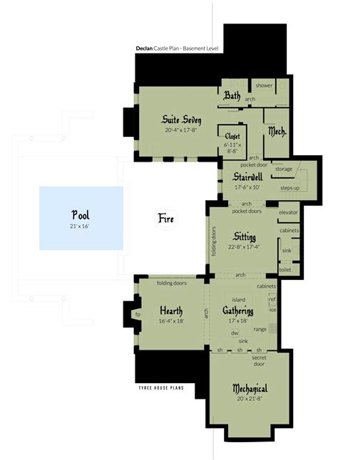 Fantasy Castle Floor Plan