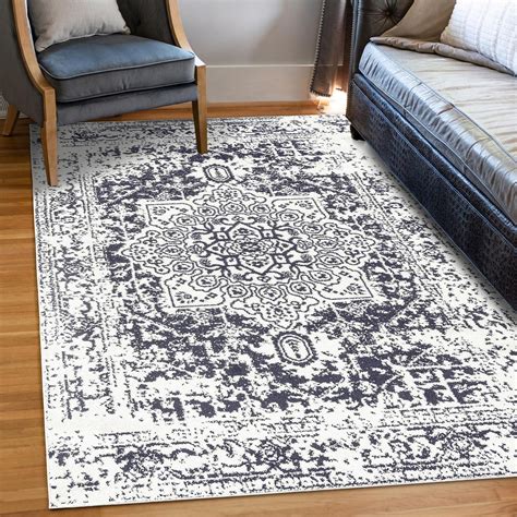 Unique Loom Richmond Collection Area Rug - Medallion (3' 3" x 5' 3 ...