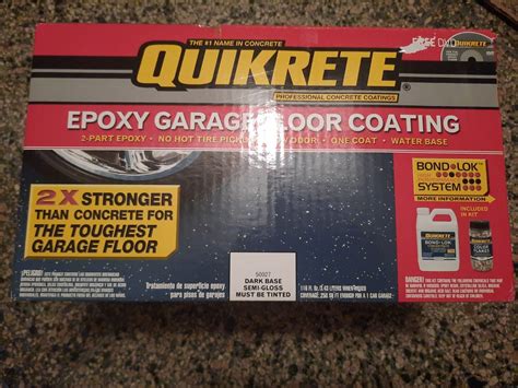 Quikrete Epoxy Garage Floor Coating Kit – Flooring Tips