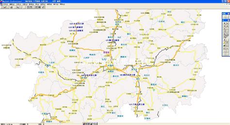 贵州省交通电子地图-贵州的交通