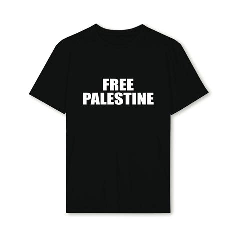 FREE PALESTINE Shirt (Black) – cozyatic